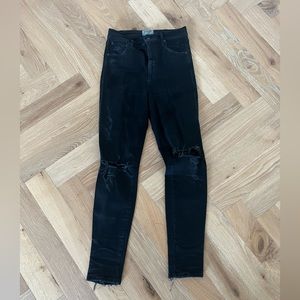 Agolde skinny ripped jeans size 25
